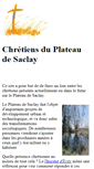 Mobile Screenshot of chretiens-plateau-saclay.com